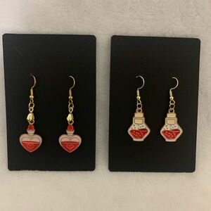 Perfume Bottle Earrings